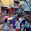Suasana pasca gempa dan tsunami Palu.